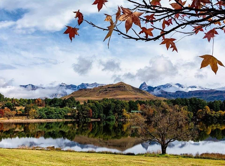 Lake Naverone resort in the Drakensberg captured this image on Tuesday morning.