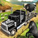 Icon Farm Animal Truck Driver Game