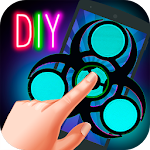 Cover Image of Download Craft Neon Fidget Spinner DIY 1.0 APK