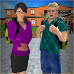 Cover Image of Télécharger Virtual Hostel Life Simulator: High School Games 1.06 APK