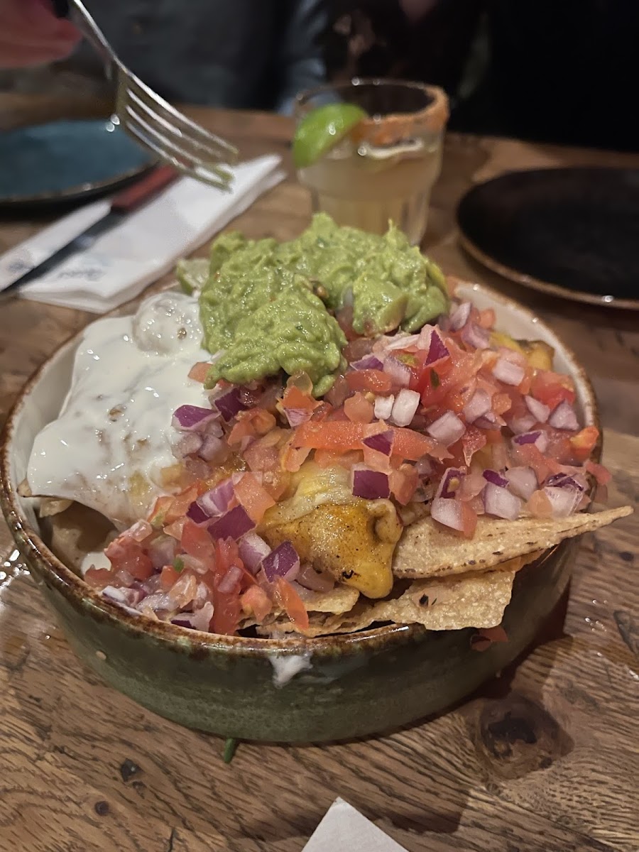 Gluten free nacho bowl