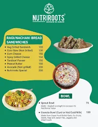 Nutriroots Juice Centre menu 1