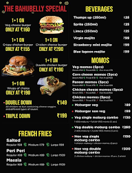 The Bahubelly menu 4