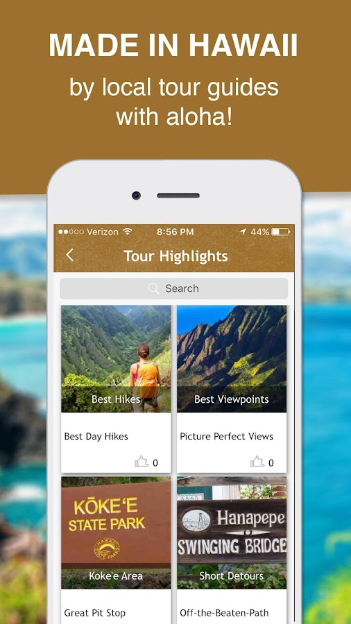 kauai driving tour app