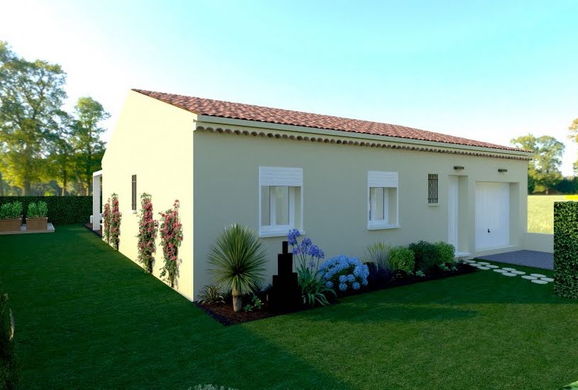  Vente Terrain + Maison - Terrain : 465m² - Maison : 75m² à Estézargues (30390) 