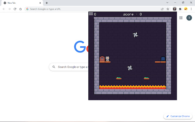 Classic Dungeon Game chrome extension