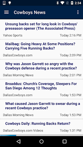 Cowboys Live - news scores