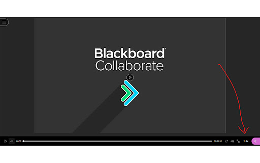 Blackboard Playback Rate Plugin