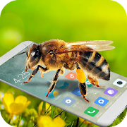 Honeybee in phone joke  Icon