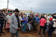 Police minister Bheki Cele held an imbizo in Finetown, south of Johannesburg, earlier this week following the shooting of seven people last month. 