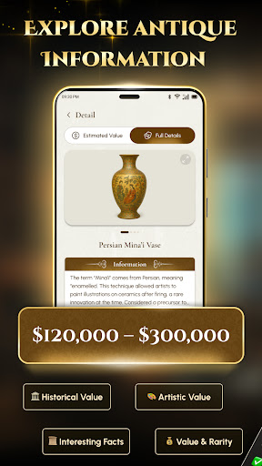 Screenshot Antique Identifier - Appraisal