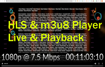 HLS & m3u8 Player: Live & Playback small promo image