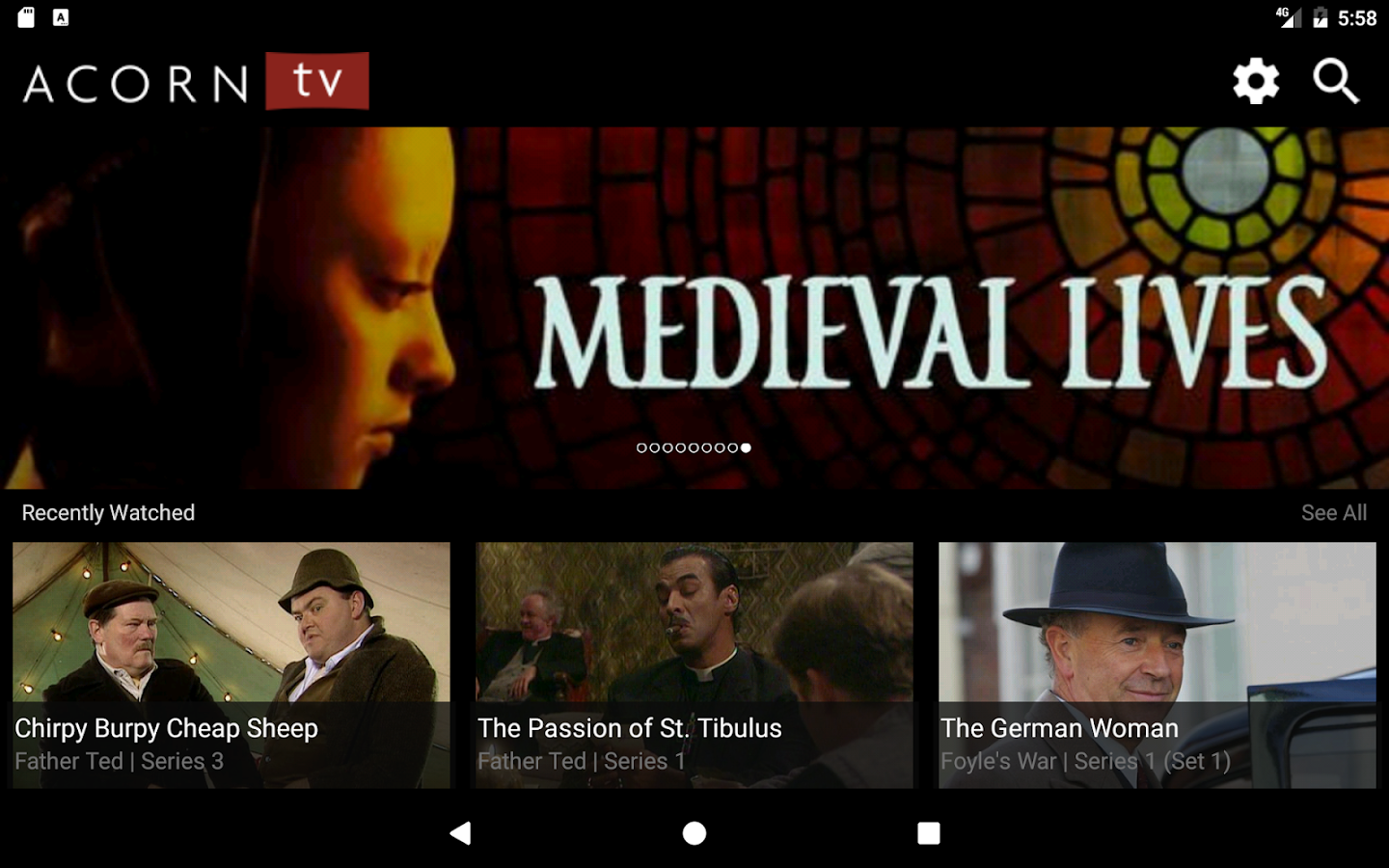 Acorn TV The Best British TV Android Apps on Google Play