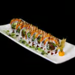 Gold Veggie Dragon Roll