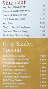 Cosy Restaurant menu 7