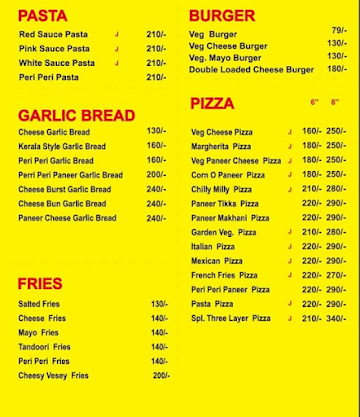 Bombay Misal Company menu 