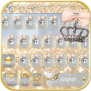 Silver Gold Keyboard theme  Icon