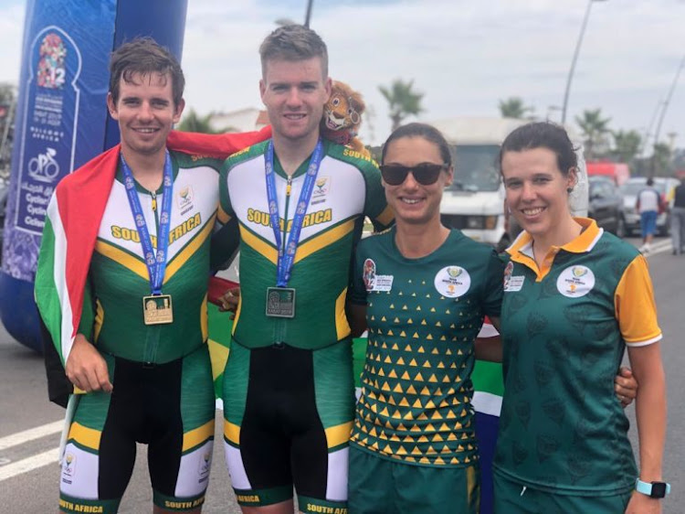 South Africa's cyclists excelled at the African Games on Monday