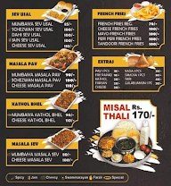 Mumbaiya Misal & Vadapav menu 2
