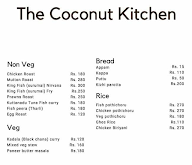 The Coconut Kitchen menu 1