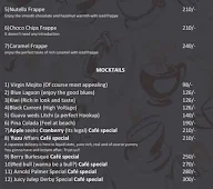 Cafe Mood Indigo menu 1