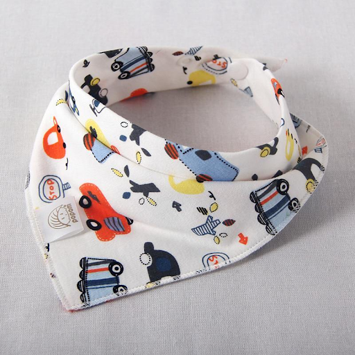 Cotton Pet Small Large Dogs Summer Bib Collar Corgi Bandana Triangle Double Sided Button Baby Bibs Scarf for Newborns Bo