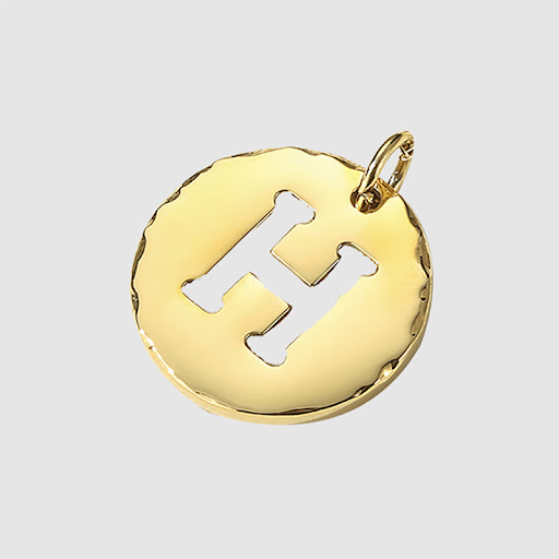 Title 6, Stainless Steel Oil Dripping Letter Pendant DIY...