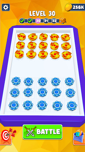 Screenshot Merge & Battle Spinner Game
