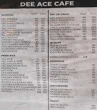 Dee Ace Cafe menu 3