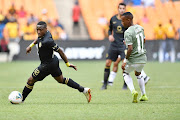 George Maluleka of Kaizer Chiefs and Bradley Ralani of Cape Town City FC during the Absa Premiership match between Kaizer Chiefs and Cape Town City FC at FNB Stadium on January 12, 2020 in Johannesburg, South Africa. 