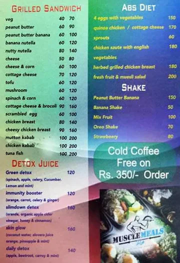 Healthy Diet Kitchen menu 