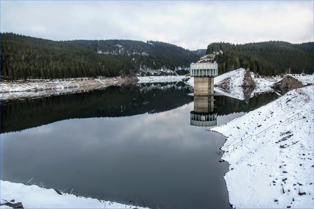 Тюрингенский лес (Thüringer Wald) и Айзенах в январе 2022.