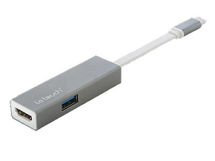 Bộ chia/ Hub USB 3.0 Letouch (Type C HDMI Power delivery)-LT4671 (Xám)