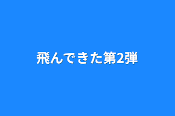 「飛んできた第2弾」のメインビジュアル