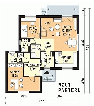 WB-3949 - Rzut parteru