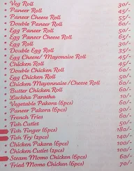 Food Zone menu 1