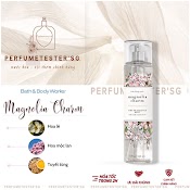 [ᴀᴜᴛʜᴇɴᴛɪᴄ] Xịt Thơm Toàn Thân Bath & Body Works Magnolia Charm - 𝒑𝒆𝒓𝒇𝒖𝒎𝒆𝒕𝒆𝒔𝒕𝒆𝒓