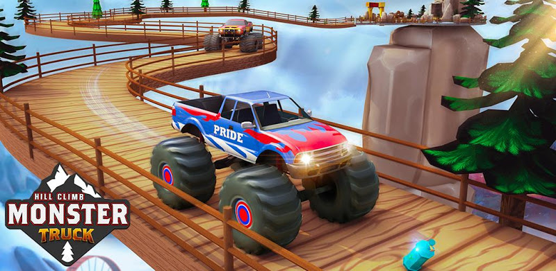 Monster Truck Hill Climb Drive - Offroad Games