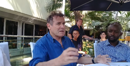 Legendary Musician Johnny Clegg talks about a "magical" moment in his career