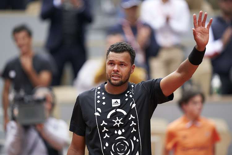 Jo-Wilfried Tsongareacts after losing against Casper Ruud in their first round match during day three of the 2022 French Open at Roland Garros on May 24 2022 in Paris, France. Picture: GETTY IMAGES/QUALITY SPORT IMAGES/TNANI BADREDINE