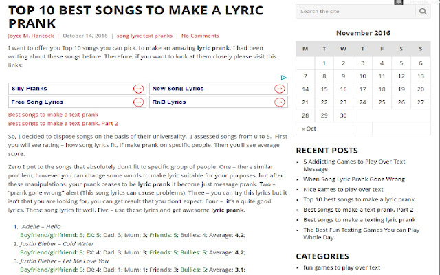 Lyric Pranks  Chrome Web Store