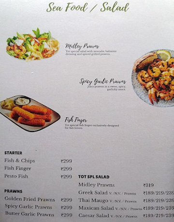 Talk Over Table menu 