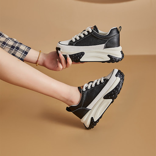 Title 4, Womens White Shoes with Lace and Color Block, ...