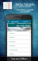 KJV Bible and Swahili Biblia T Screenshot