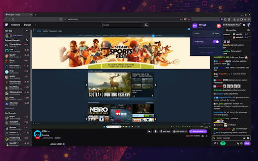 TTV AB - Lightweight, powerful ad blocker for Twitch.tv