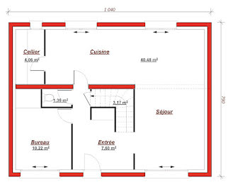 maison neuve à Presles (95)