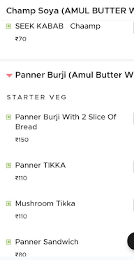 Nutri Kulcha Champ & Burger Snack Point menu 2