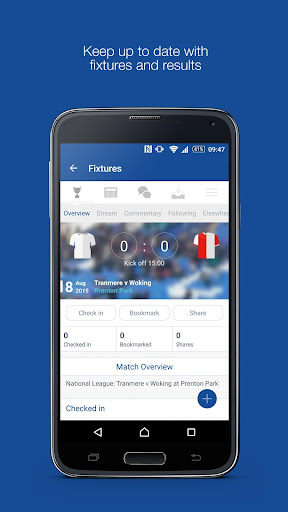 Fan App for Tranmere Rovers FC