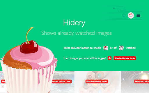 Hidery - tag watched images