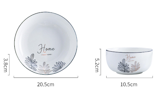 Title 2, High-End Ceramic Tableware Set Enhance your din...